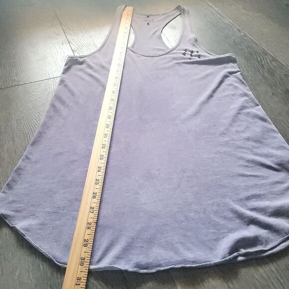 Joe's Jeans Dusty Purple Lilac Top V-Neck Racer Back Tank Tee Womens Large - Picture 10 of 10
